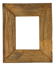 Ancient wooden frame.