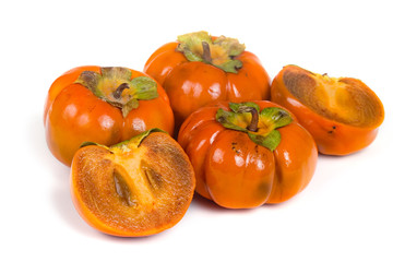 Ripe persimmons