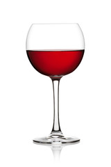 Glass of red wine