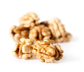 walnut isolated on the white background