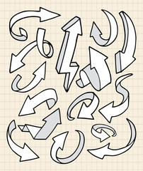 doodle arrows