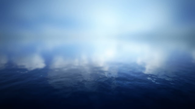 Loopable winter ocean background - loopable cg animation