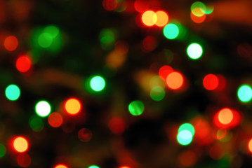 Blurred colored light background