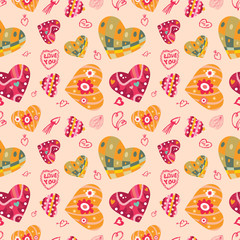 seamless love pattern