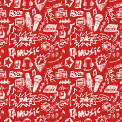 seamless music pattern