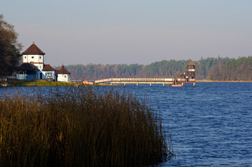 Skocznia - molo, most w Olecku