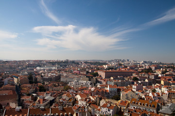 Fototapeta na wymiar Lisbon city view