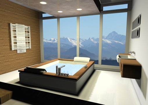 3d wellness badezimmer