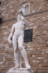David de michel ange  piazza della signora