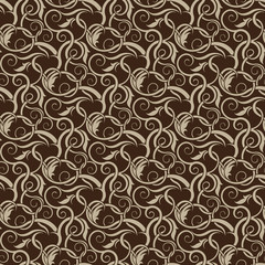 Brown seamless wallpaper pattern