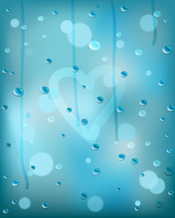 Background with water drops