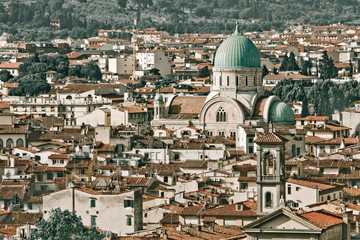 Fototapeta na wymiar Tuscan historic architecture