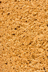 macro of bread texture