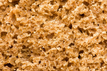 macro of bread texture