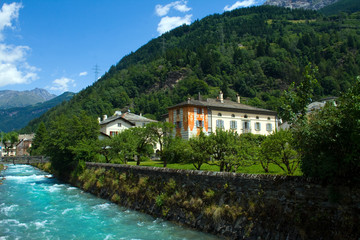 Fototapeta na wymiar Scenery in Switzerland