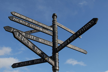 Wegweiser in Schottland 2