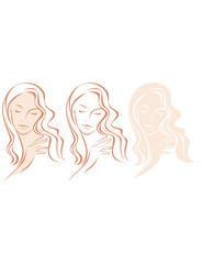 Beautiful female portrait