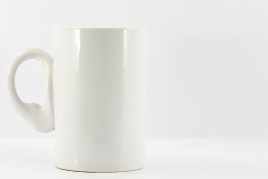 white cup