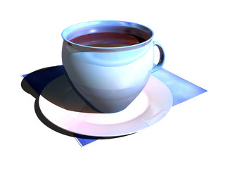 Cup with coffee