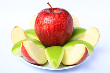 Red & Green Apple