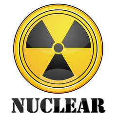 Fototapeta premium nuclear symbol