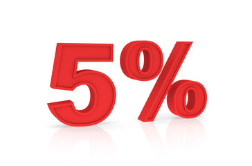 Rabatt Prozent 5%