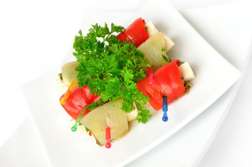 Rolls with cheese
