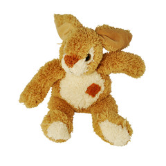 Plush Hare on a white background