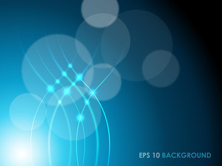 Blue fantasy background