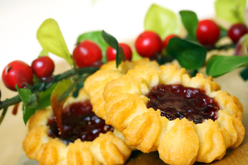 Spritzgebäck mit Füllung