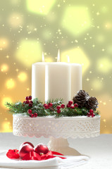 Christmas Candle Decoration