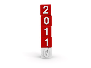 New year 2011 crashing 2010