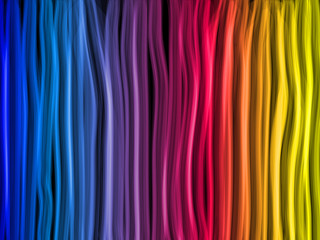 Abstract Rainbow Lines Background