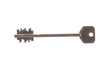 key on a white background