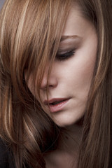 Naklejka premium Depressed beauty