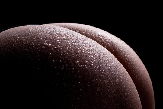 Po mit Wassertropfen