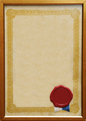 Bank certificate