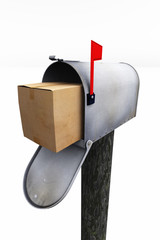 Mail Box with Package
