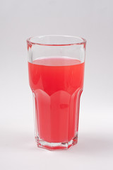Juice on glass