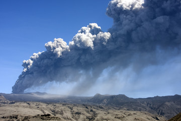 Eyjafjallajökull Vulkan Island