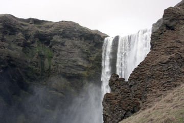 Wasserfall Skogafoss Iceland