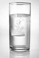 Tablet in water