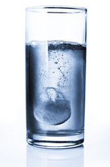 Tablet in water