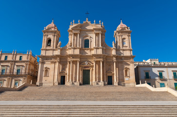 Fototapeta na wymiar Katedra w Noto, Sycylia
