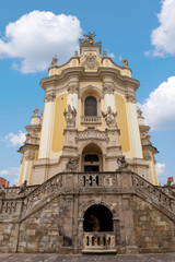 The exterrier of ancient church