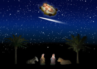 Gesù Bambino scende a Natale