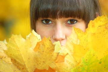 Fototapeta Autumn portrait obraz