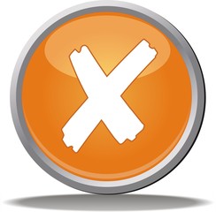 Obraz premium bouton refus