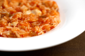 Sweet and Sour Chicken with Boiled Rice