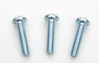 Three Bolts Isolated
